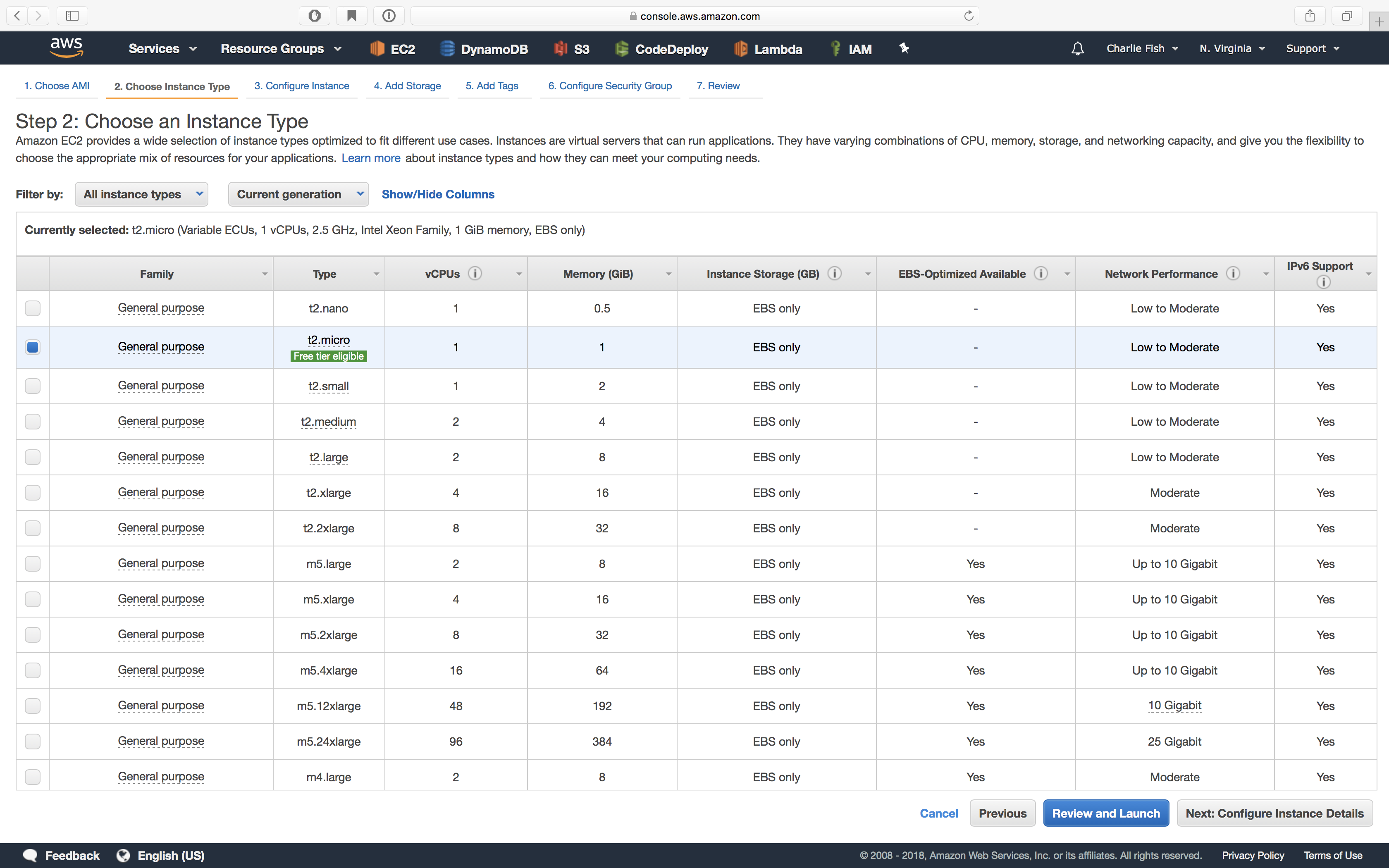 EC2LaunchInstanceStep2